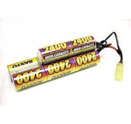 SANYO 9.6V 2400mAh (8粒)--大電池