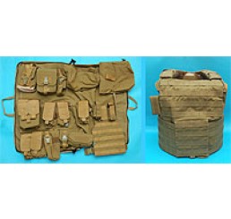 G&P CIRAS M14系列戰術背心連袋包 (泥色) 