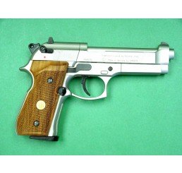 P.Beretta M92FSCO2 GUNS-銀色木柄
