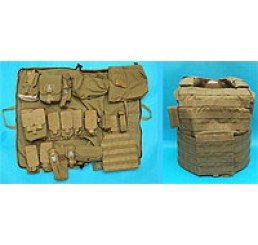 G&P CIRAS M16系列戰術背心連袋包 (泥色) 