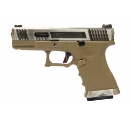 WE G19 T8 ( SV SLIDE / SV BARREL / TAN FRAME )